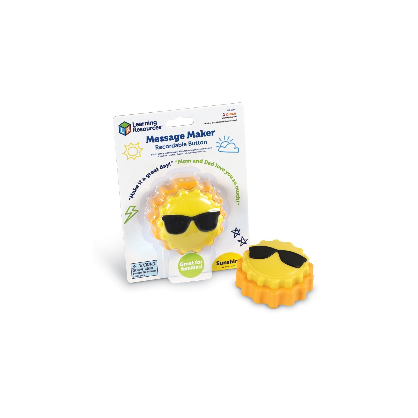 Learning Resources Message Recorder - Sun