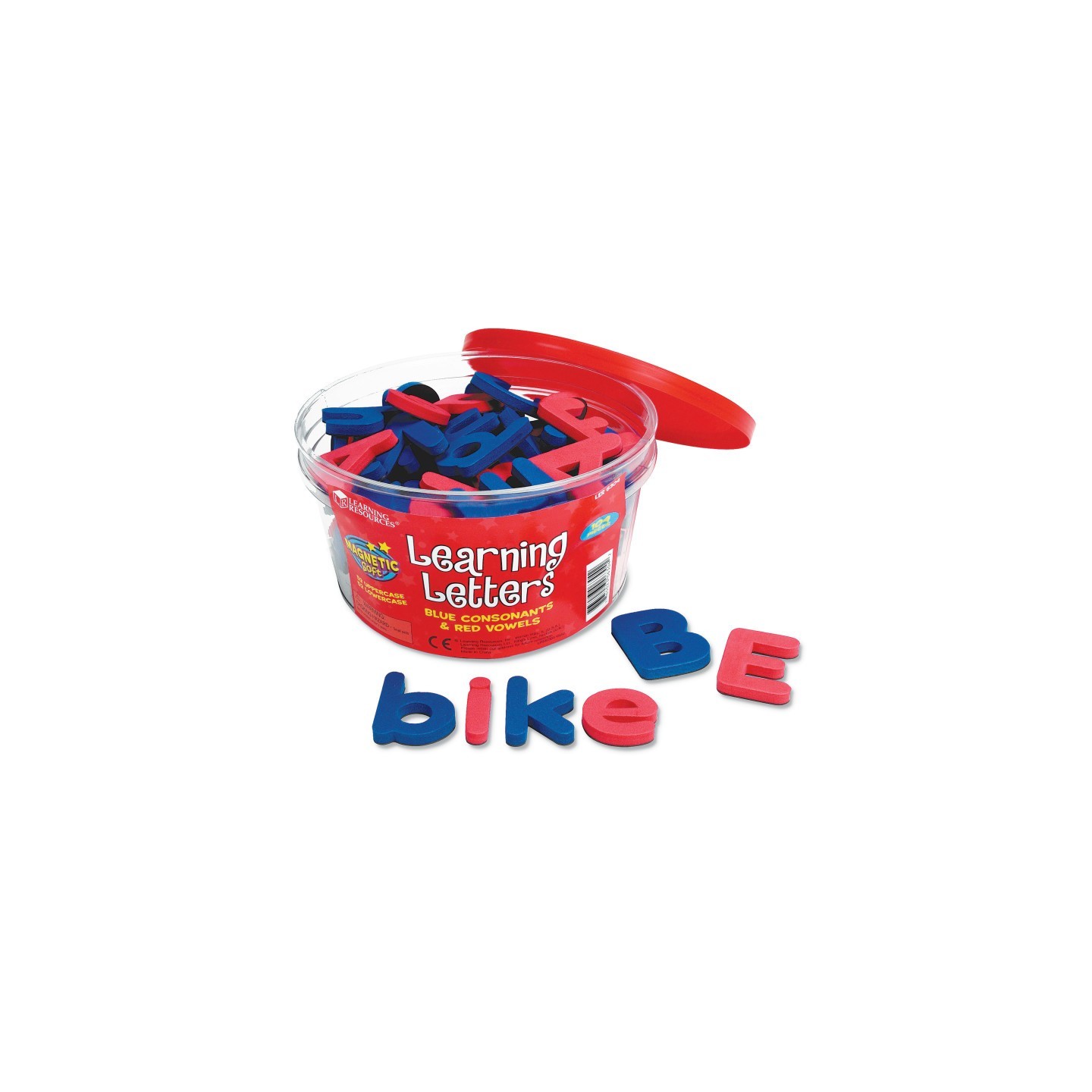 Learning Resources Magnetic Soft Foam Learning Letters, Uppercase & Lowercase
