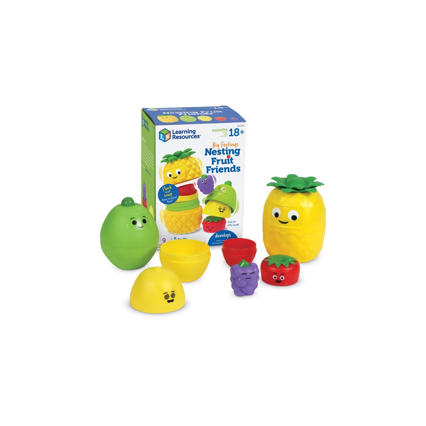 Learning Resources Big Feelings Nesting Fruit Friends