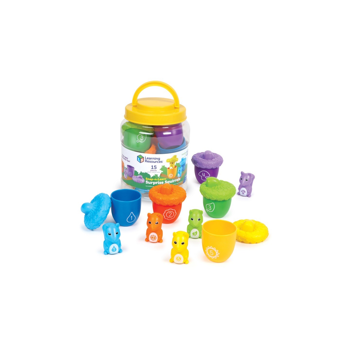 Learning Resources Snap-n-Learn Surprise Squirrels