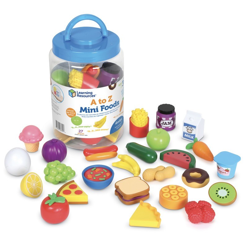 Learning Resources A to Z Mini Foods