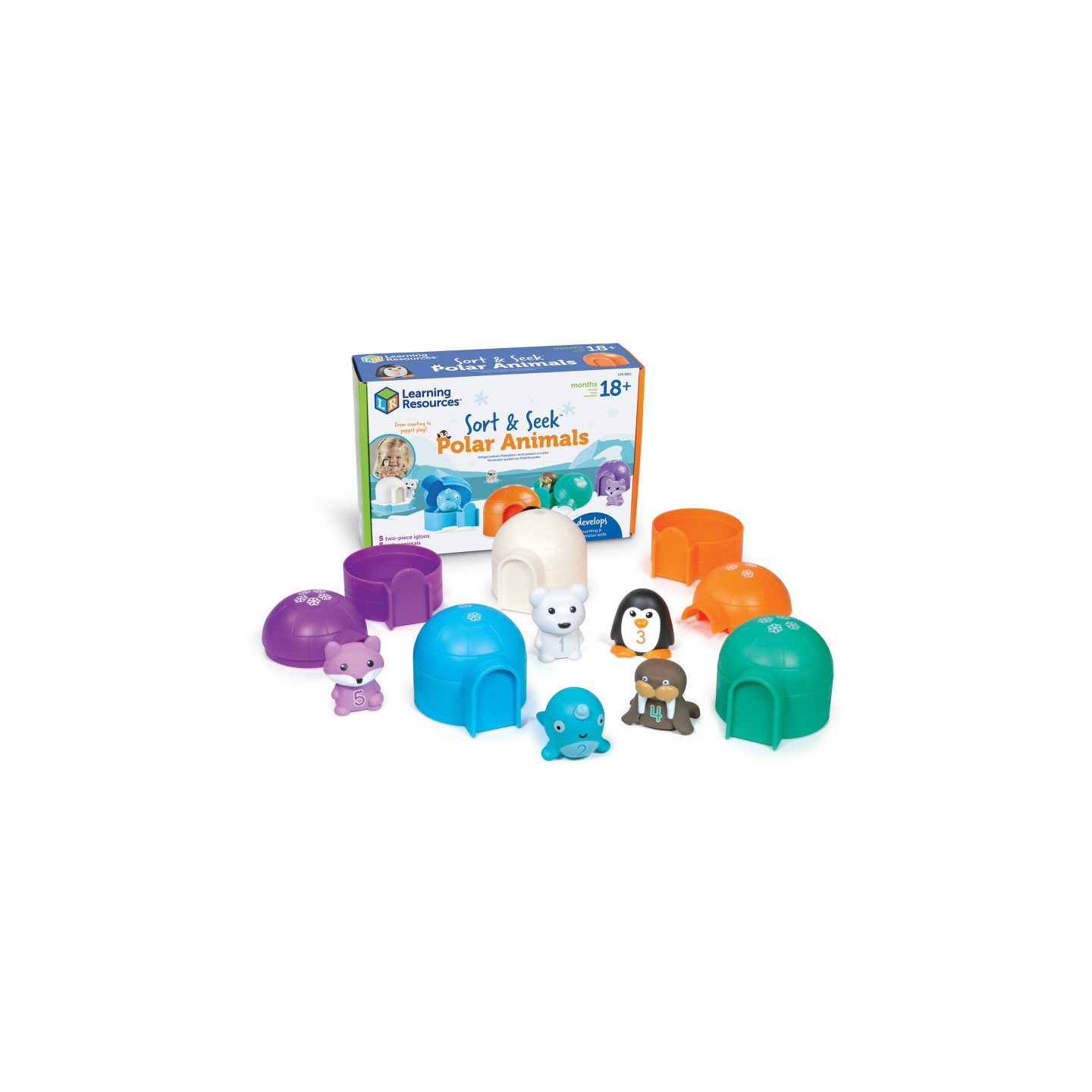 Learning Resources Sort & Seek Polar Animals