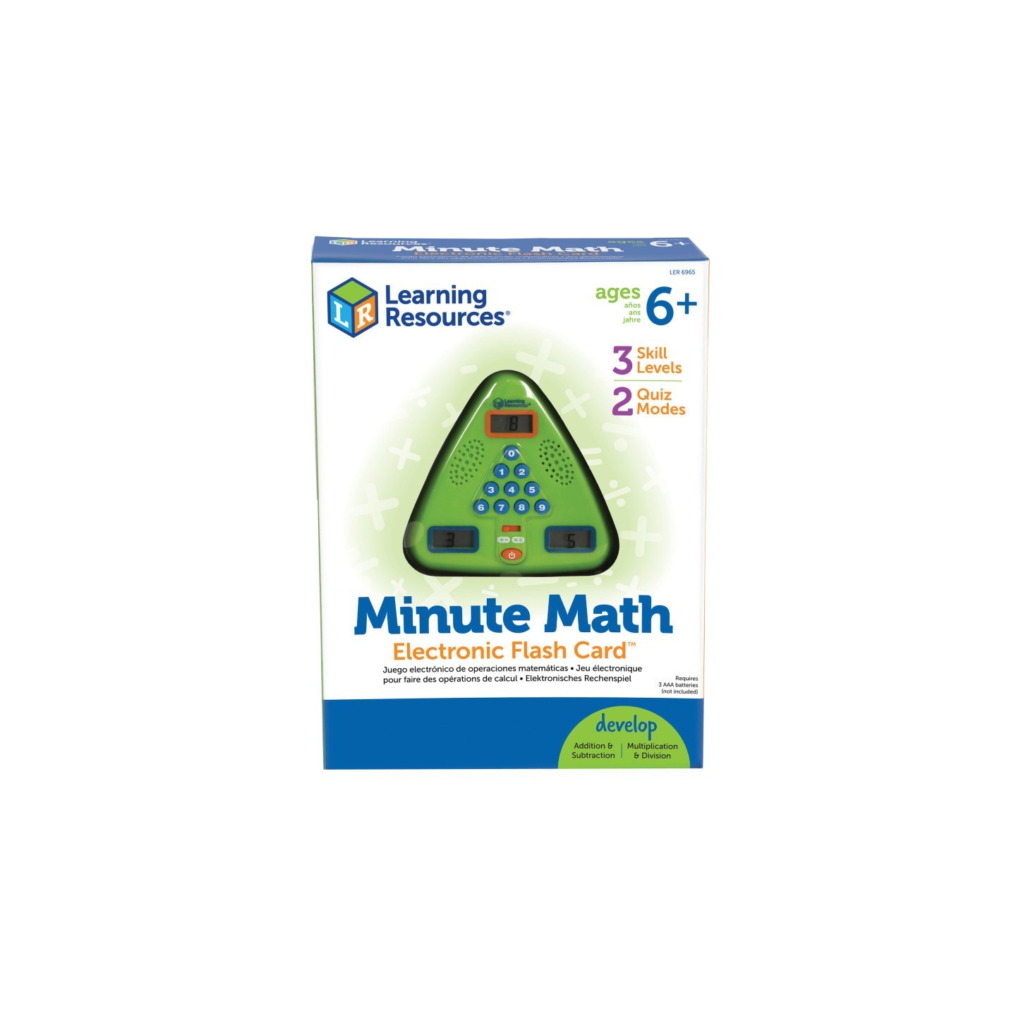 Learning Resources Minute Math Electronic Flash Card