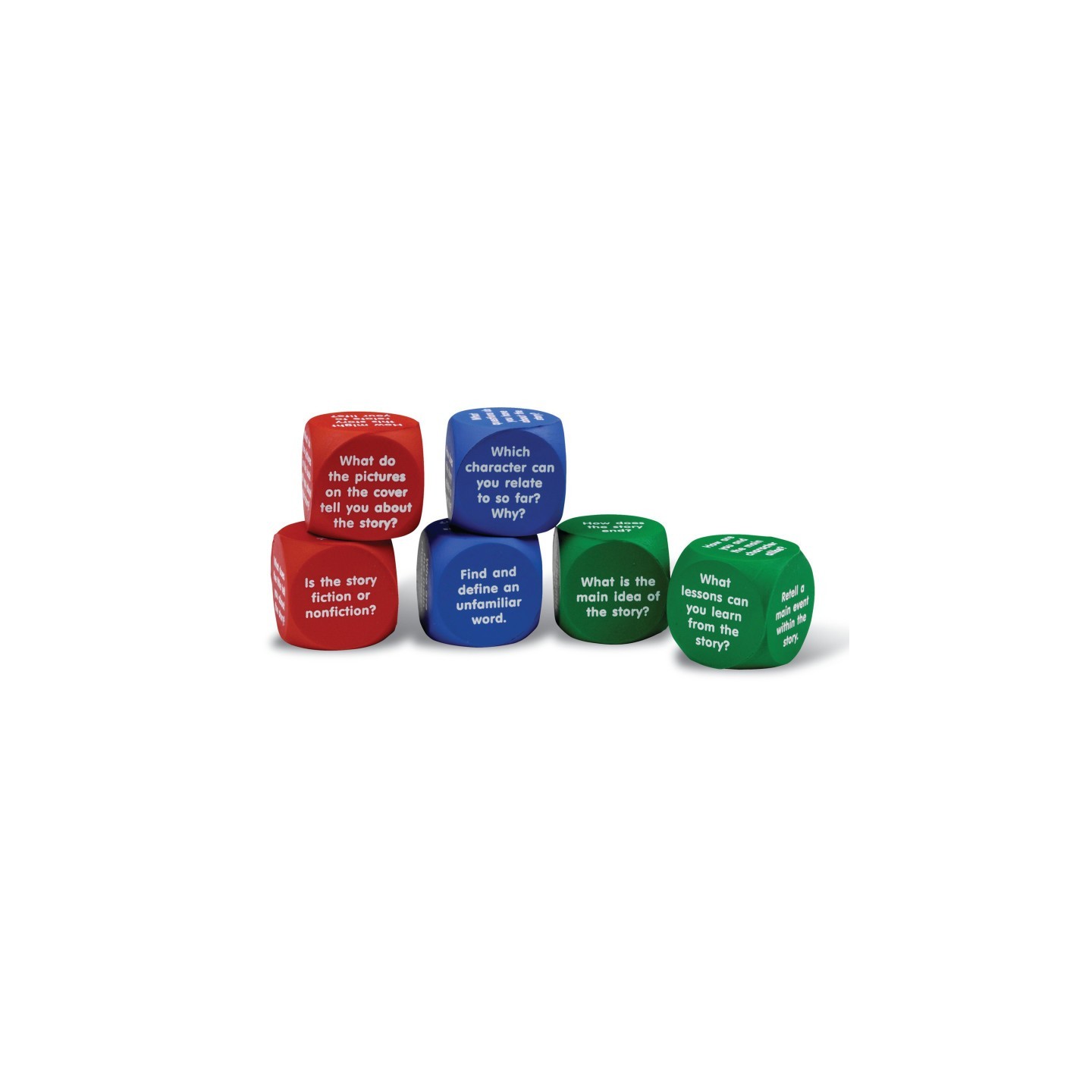 Learning Resources Reading Comprehension Cubes, 6/set