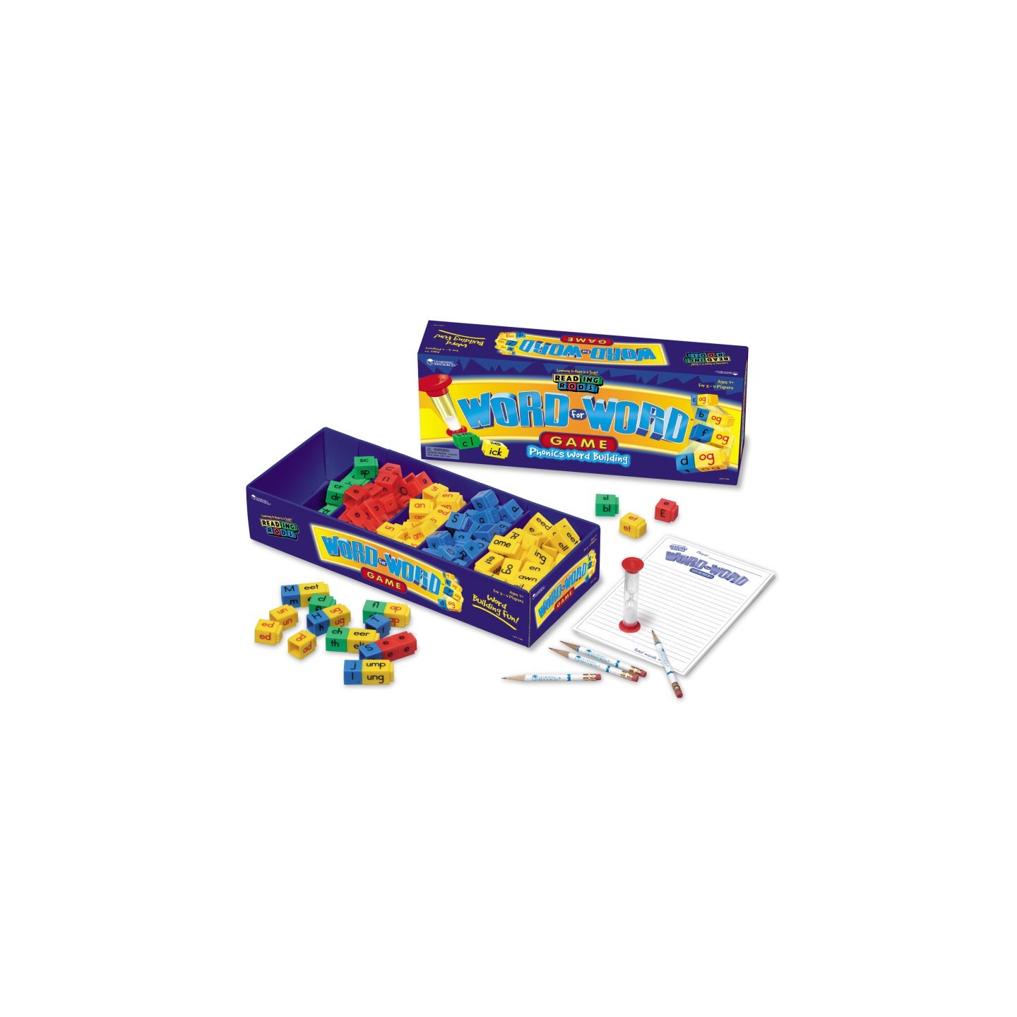 Learning Resources Reading Rods® Word for Word® Phonics Game