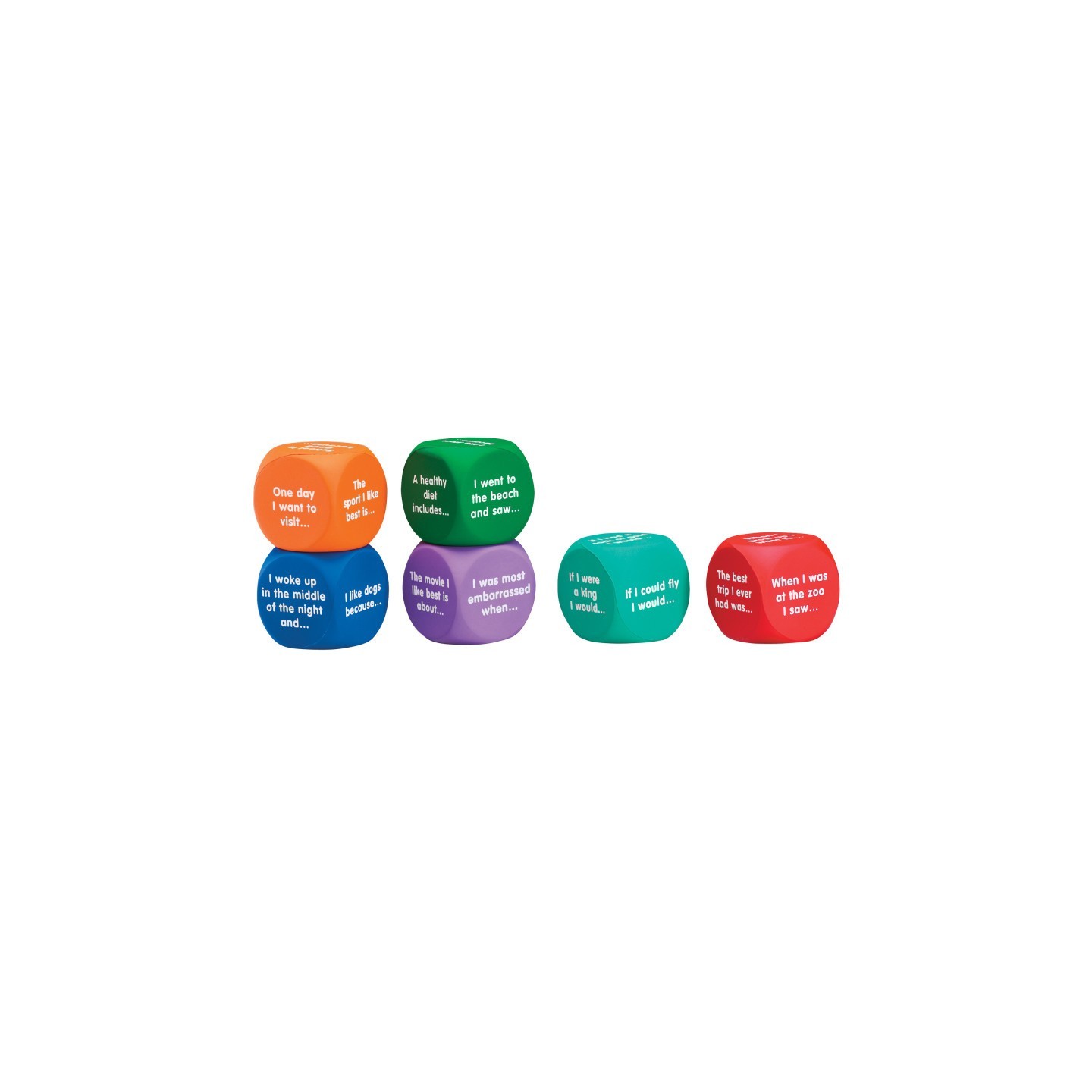 Learning Resources Writing Prompt Cubes, Set of 6