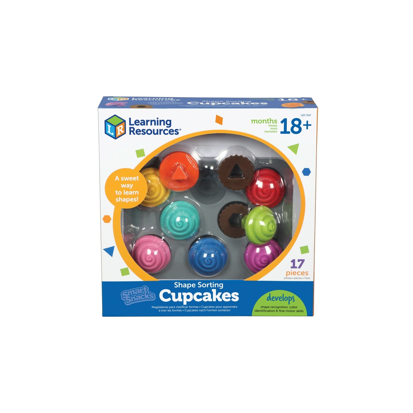 Learning Resources Smart Snacks® Shape Sorting Cupcakes