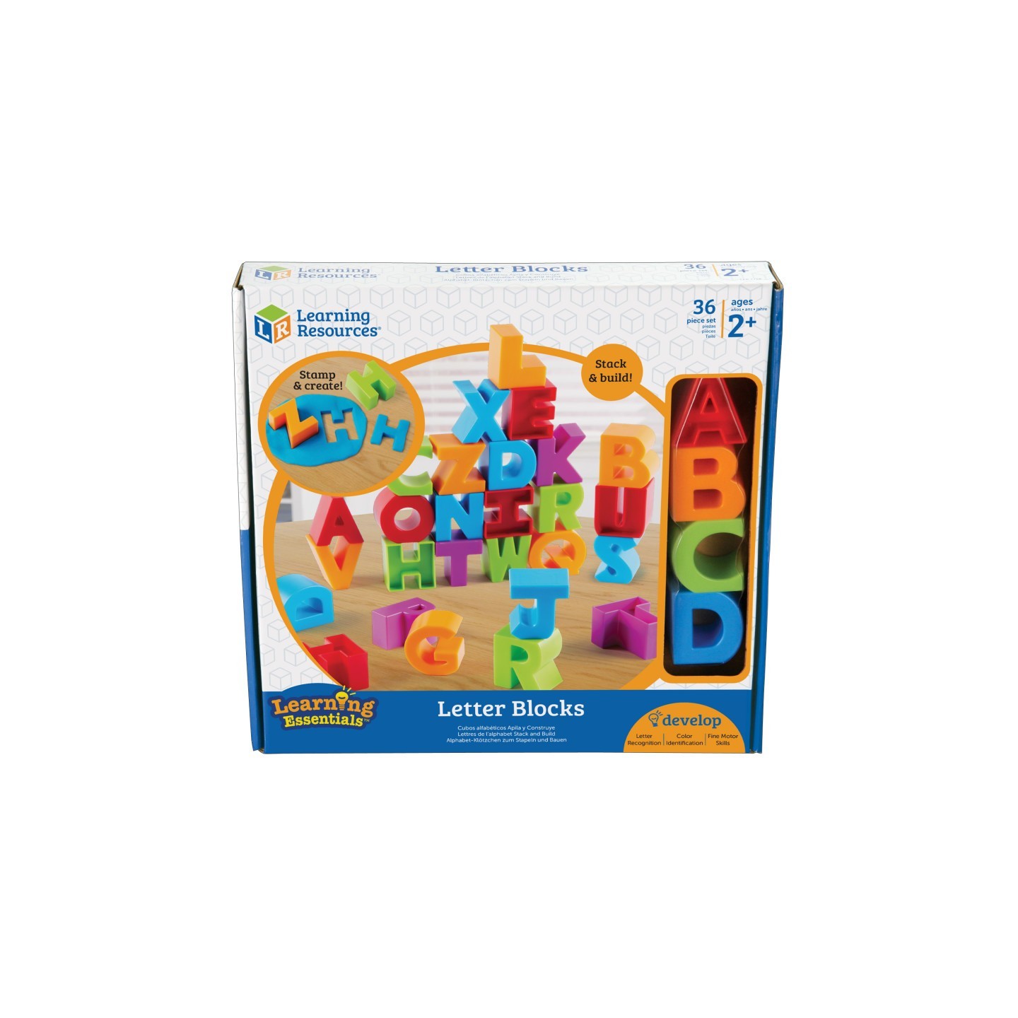Learning Resources Letter Blocks, Set of 36