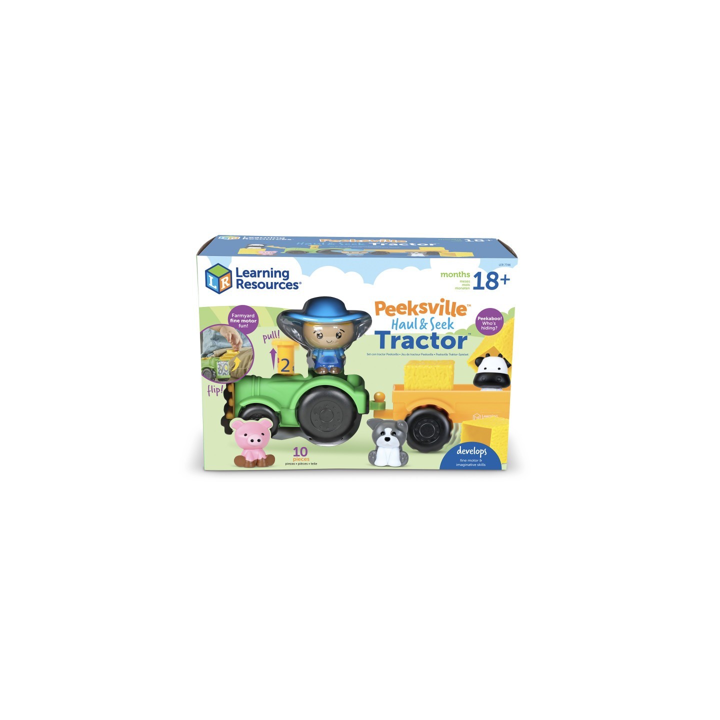 Learning Resources Peeksville Haul & Seek Tractor