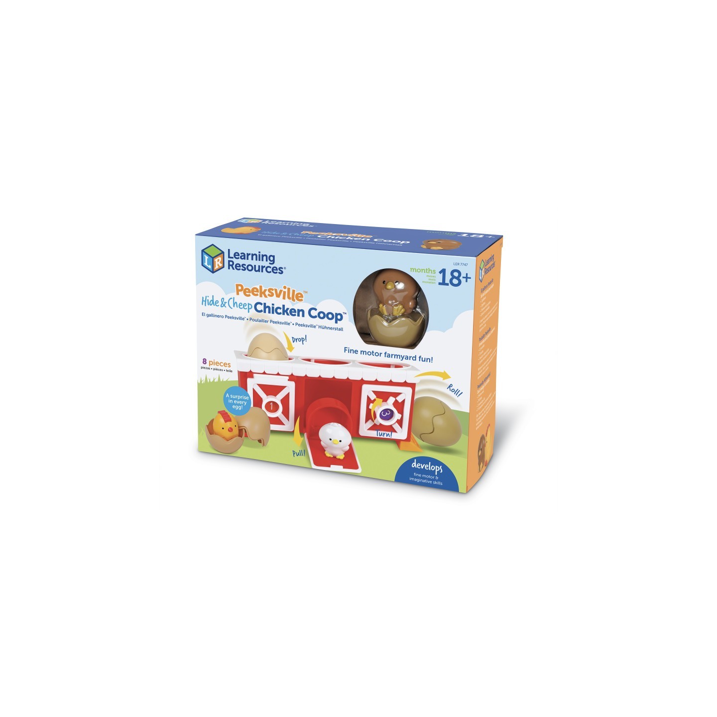Learning Resources Peeksville Hide & Cheep Chicken Coop