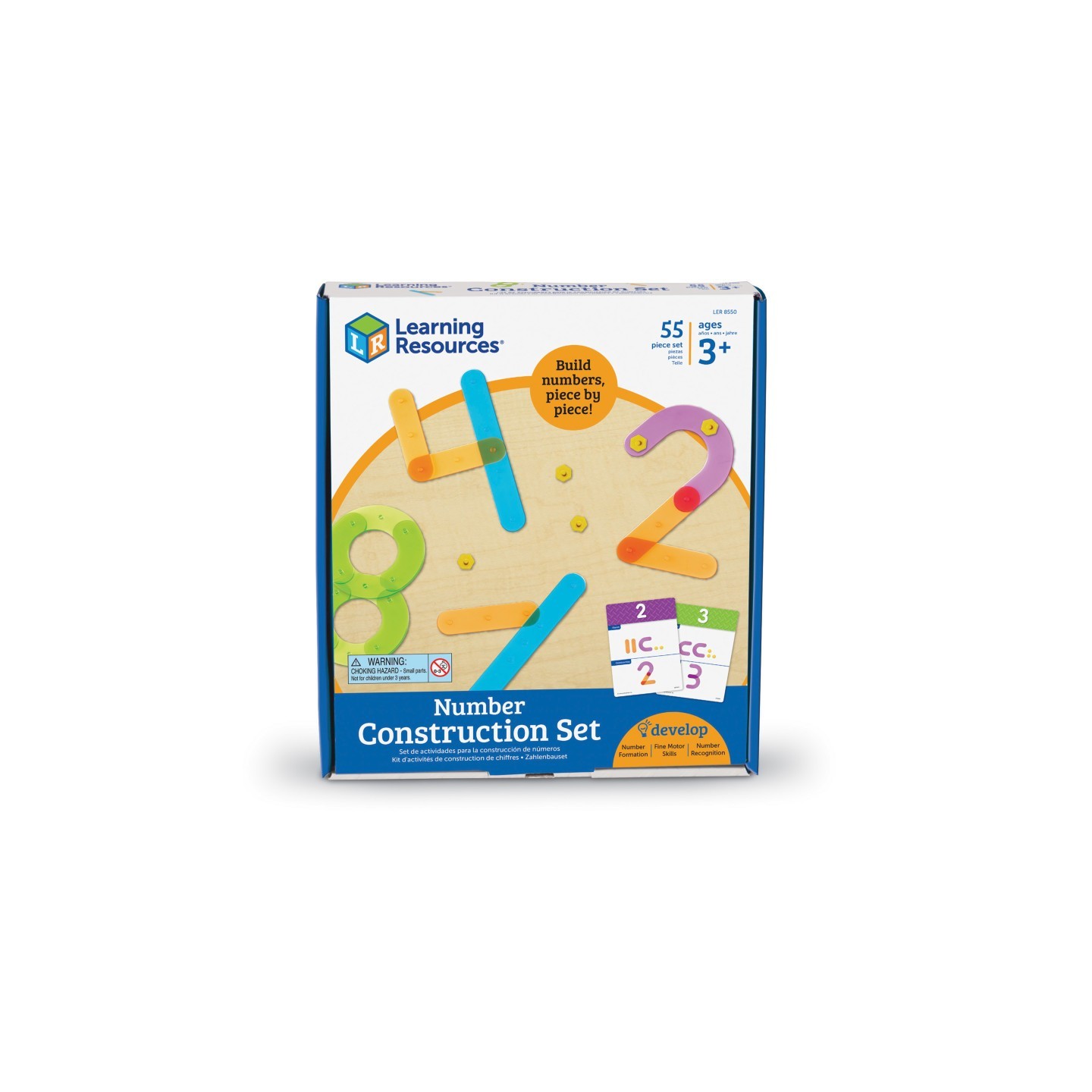 Learning Resources Number Construction Maths Activity Set