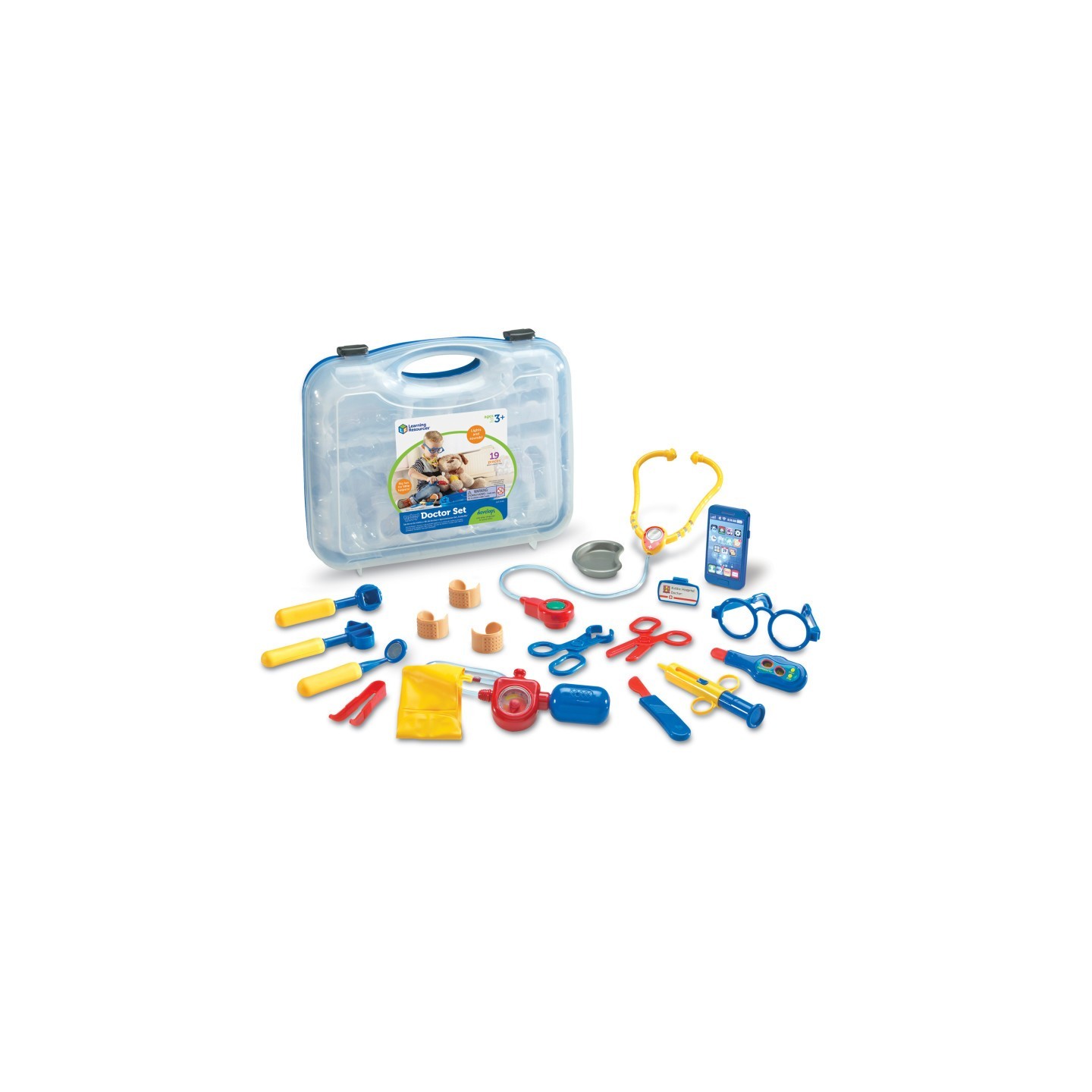 Learning Resources Pretend & Play® Doctor Set, 19 pcs
