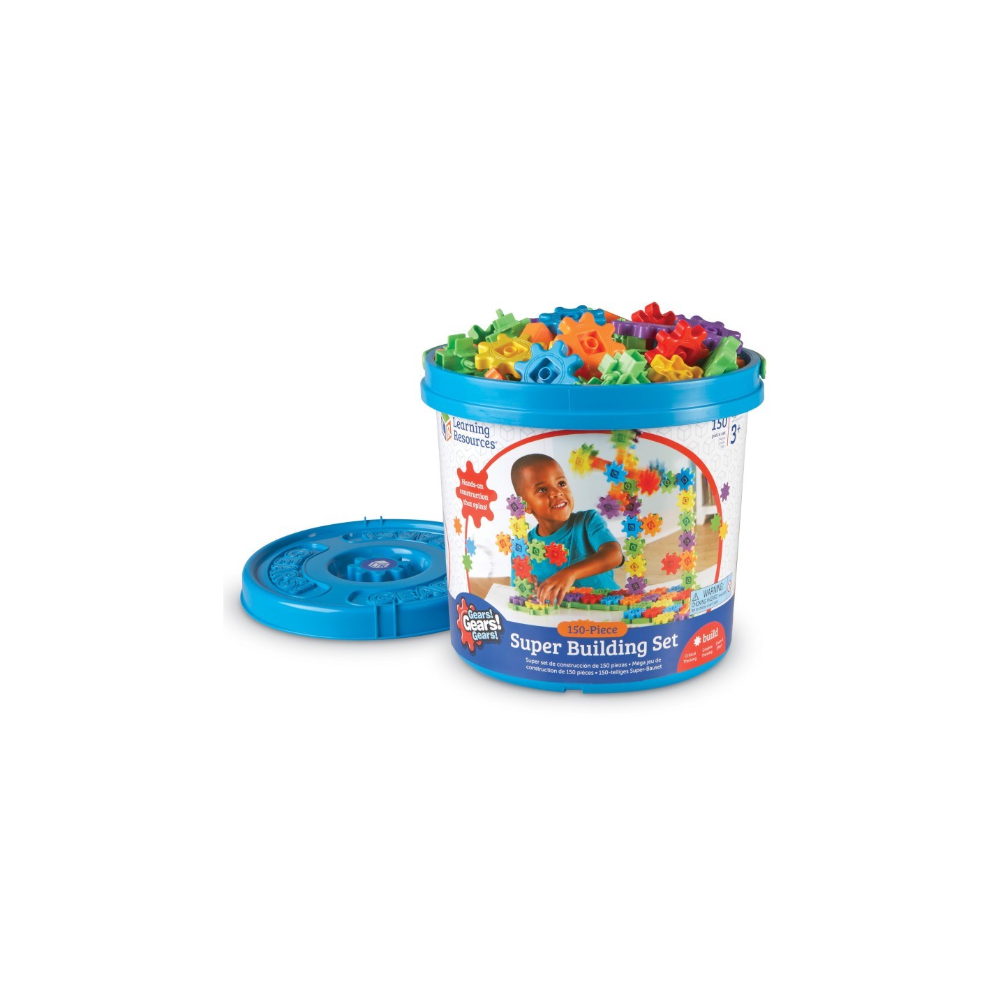 Learning Resources Gears! Gears! Gears!® 150-Piece Super Building Set