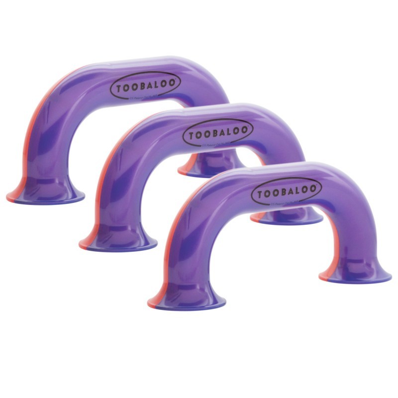 Learning Loft® Toobaloo® Auditory Feedback Educational Tool, Red/Purple, Pack of 3