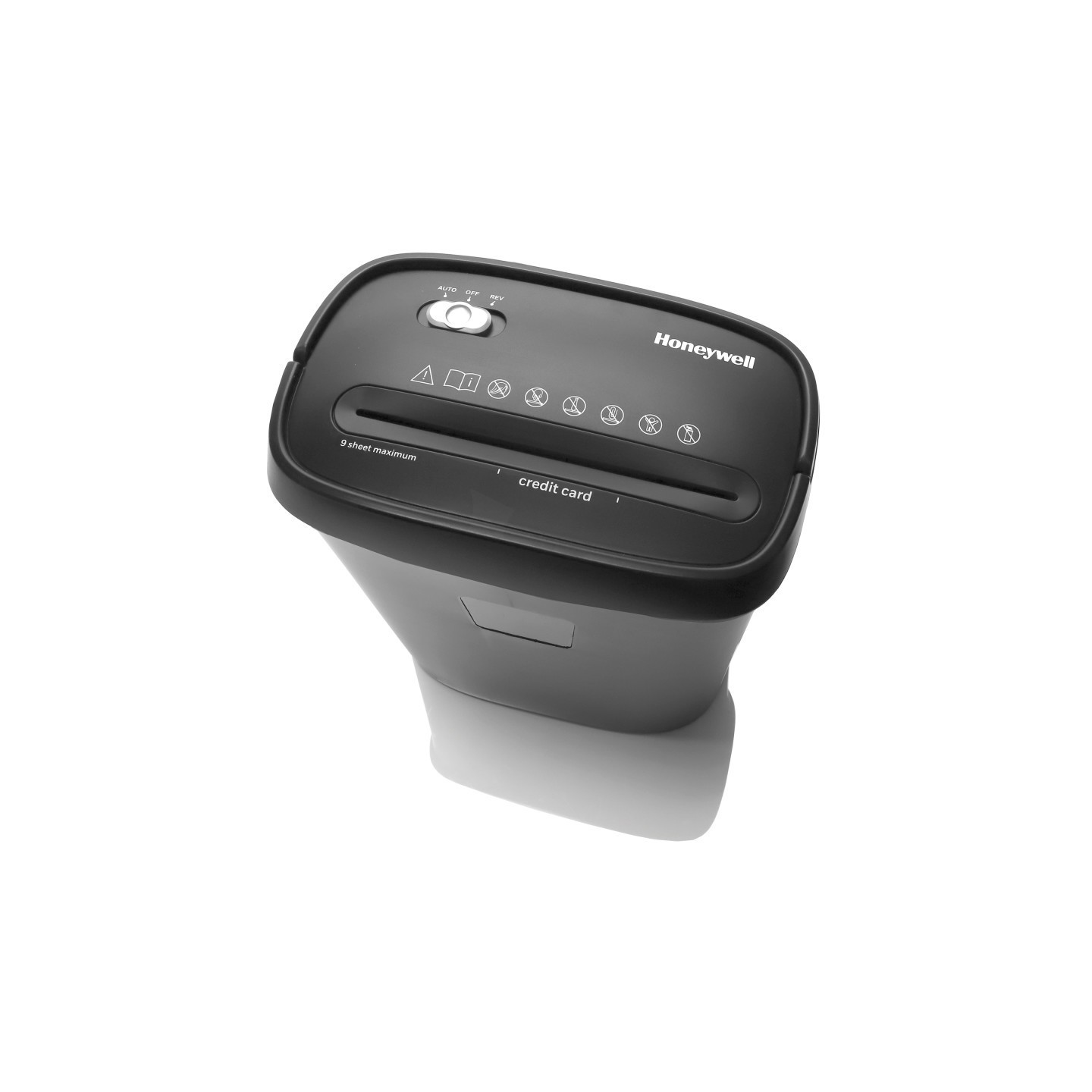 Honeywell 9 Sheet Cross Cut Black Paper Shredder