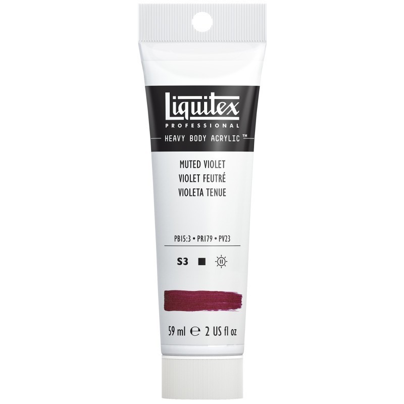 Liquitex Professional Heavy Body Acrylic Paint, 59 mL Tube, Muted Violet