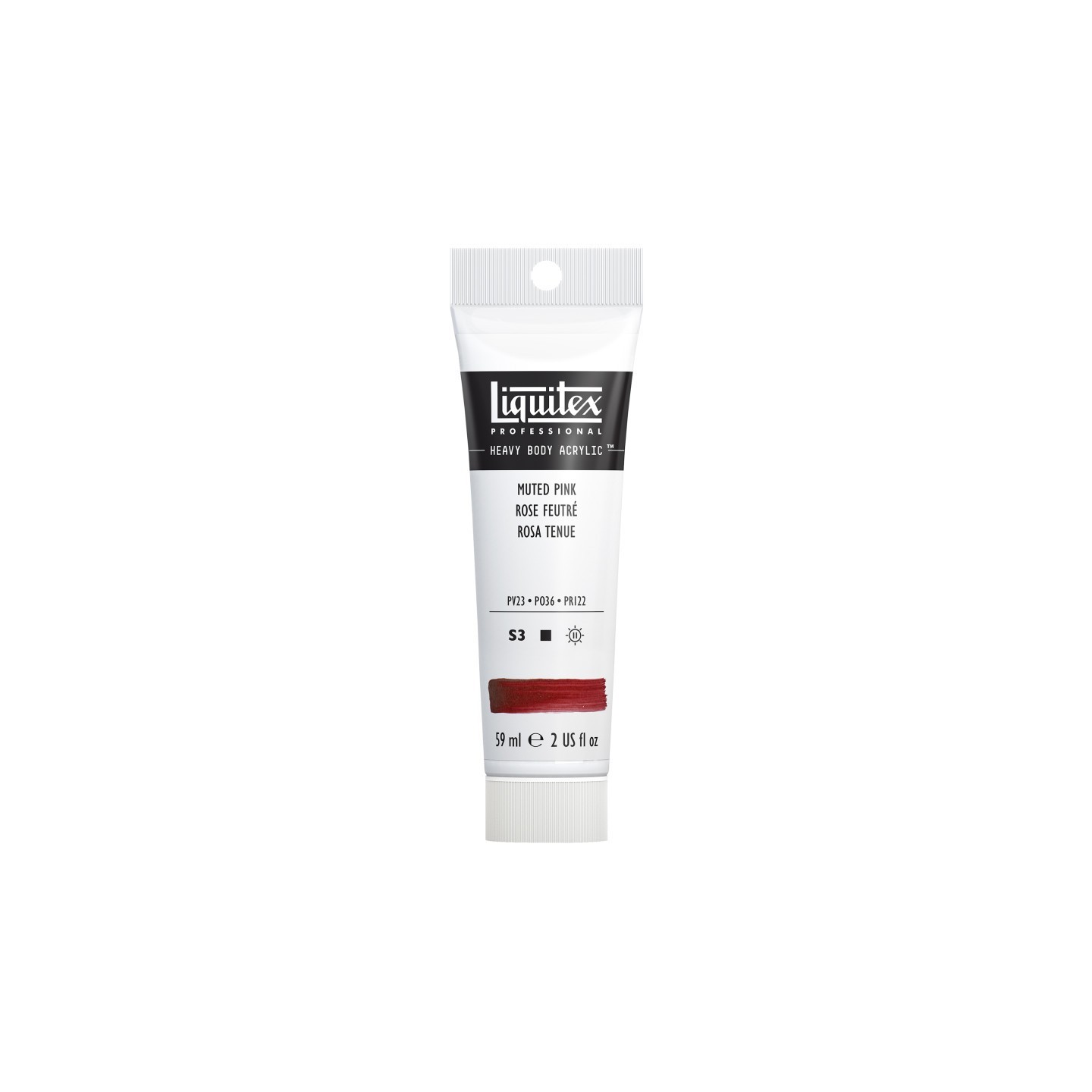 Liquitex Professional Heavy Body Acrylic Paint, 59 mL Tube, Muted Pink