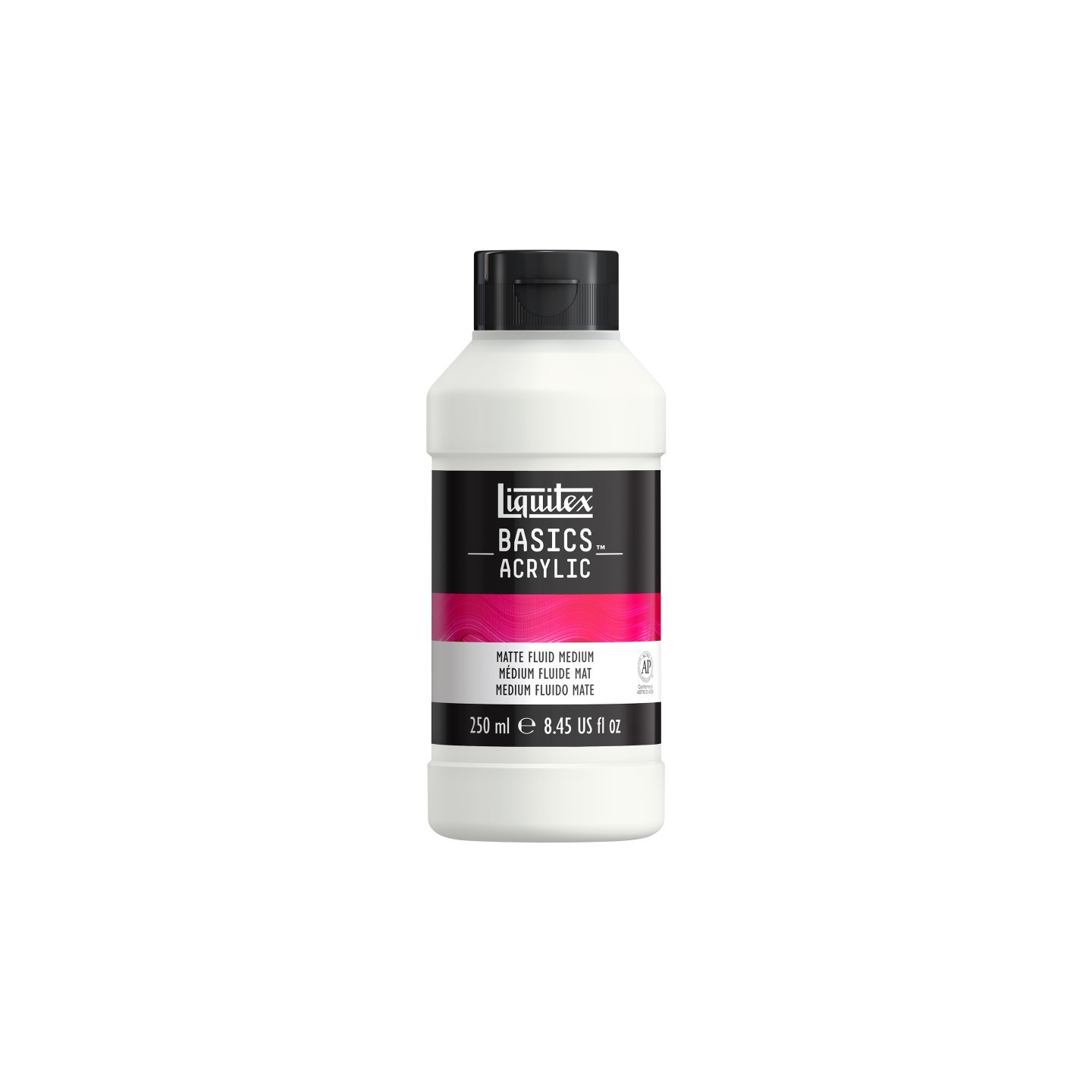 Liquitex BASICS Matte Fluid Medium, 250 mL Bottle