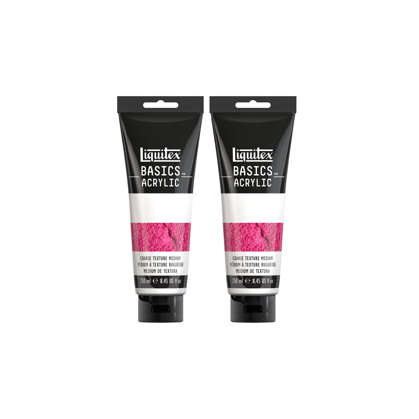 Liquitex BASICS Coarse Texture Gel, 250 mL Tube, Pack of 2