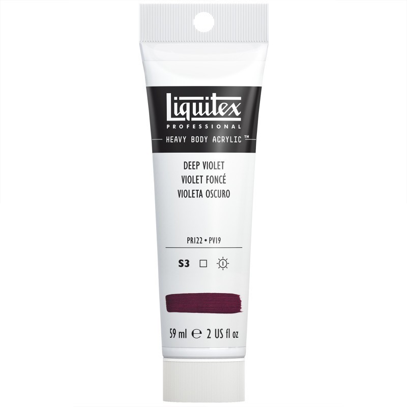 Liquitex Professional Heavy Body Acrylic Paint, 59 mL Tube, Deep Violet
