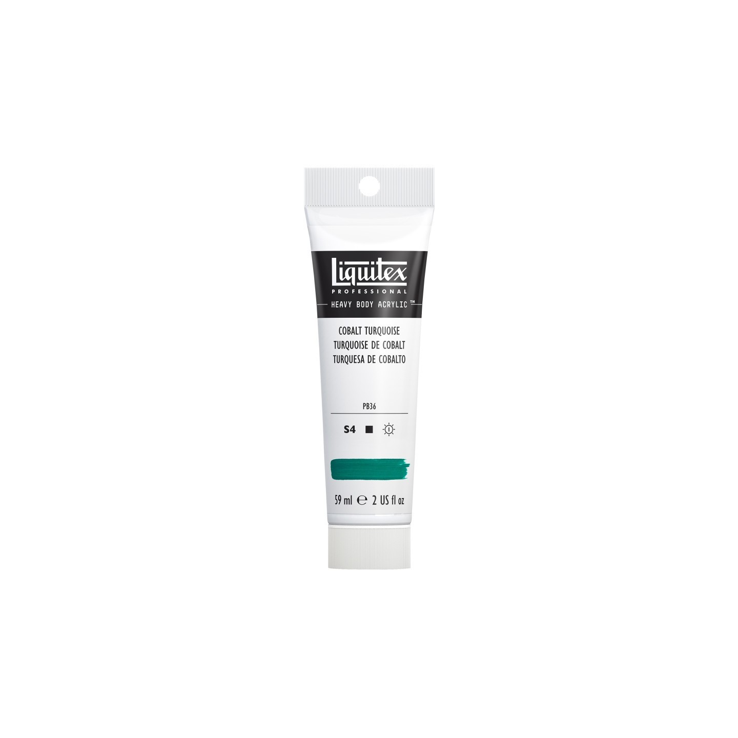 Liquitex Professional Heavy Body Acrylic Paint, 59 mL Tube, Cobalt Turquoise