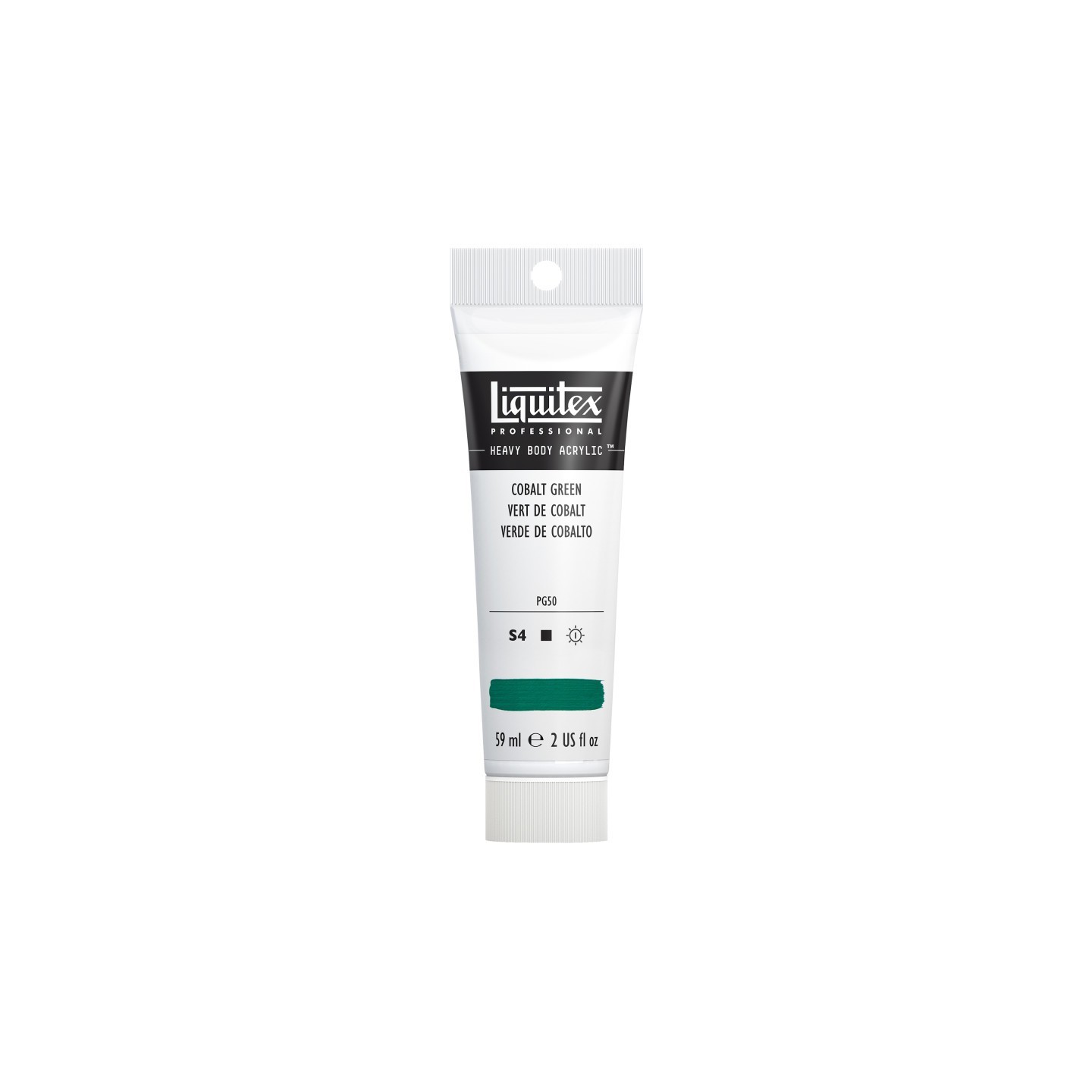 Liquitex Professional Heavy Body Acrylic Paint, 59 mL Tube, Cobalt Green