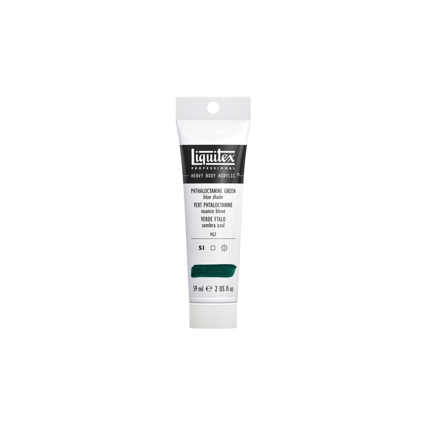 Liquitex Professional Heavy Body Acrylic Paint, 59 mL Tube, Phthalocyanine Green (Blue Shade)