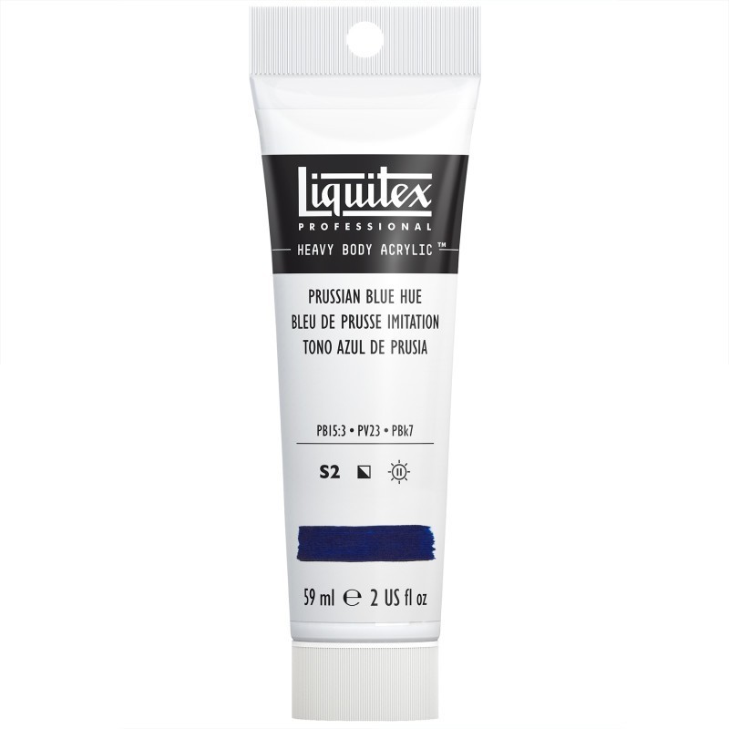 Liquitex Professional Heavy Body Acrylic Paint, 59 mL Tube, Prussian Blue Hue