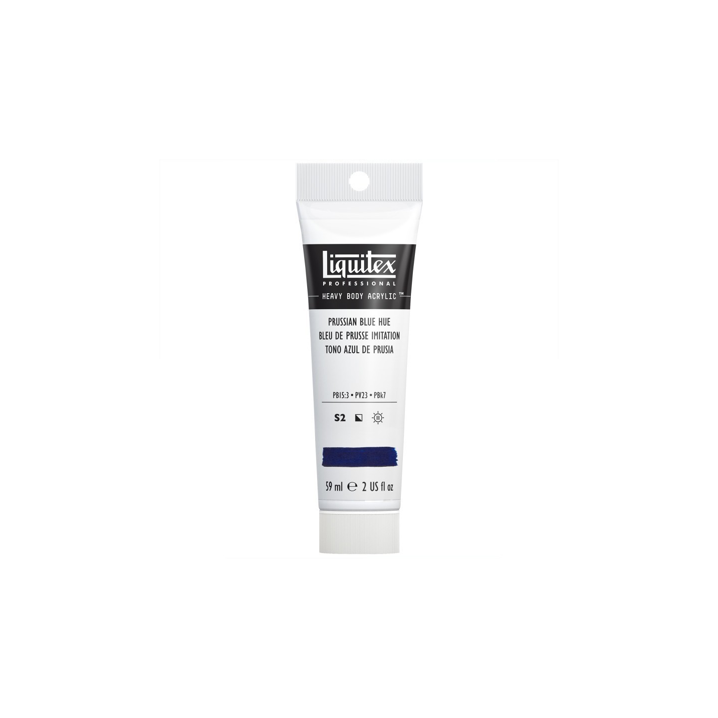 Liquitex Professional Heavy Body Acrylic Paint, 59 mL Tube, Prussian Blue Hue