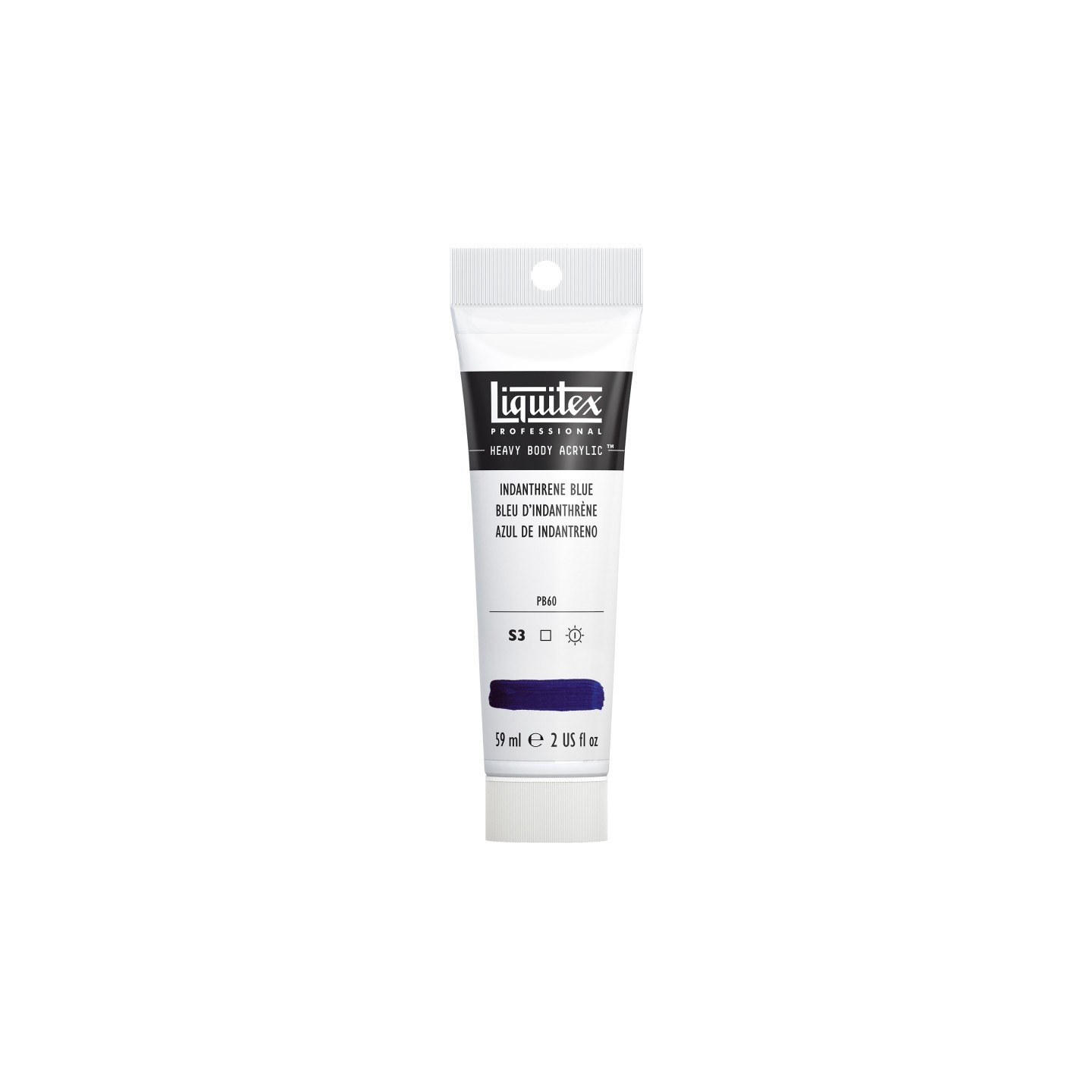 Liquitex Professional Heavy Body Acrylic Paint, 59 mL Tube, Indanthrene Blue