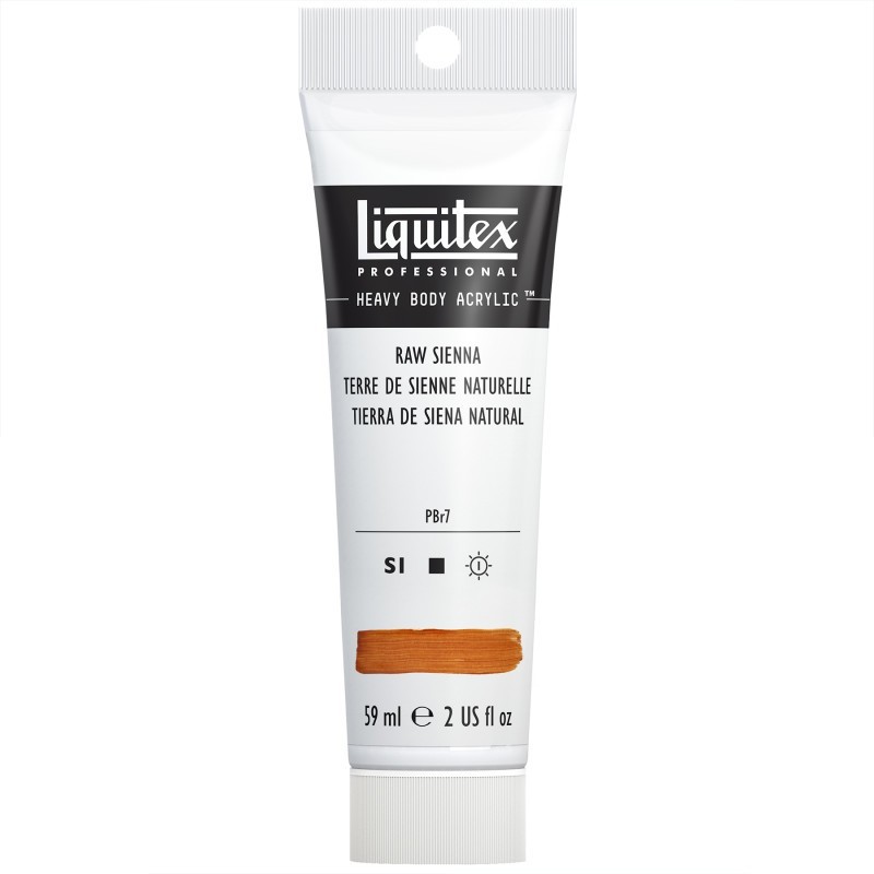 Liquitex Professional Heavy Body Acrylic Paint, 59 mL Tube, Raw Sienna