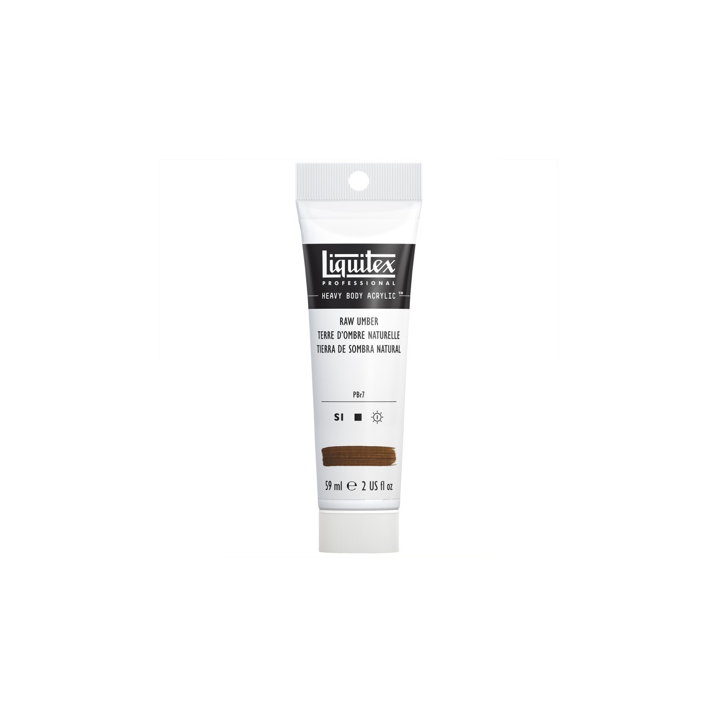 Liquitex Professional Heavy Body Acrylic Paint, 59 mL Tube, Raw Umber