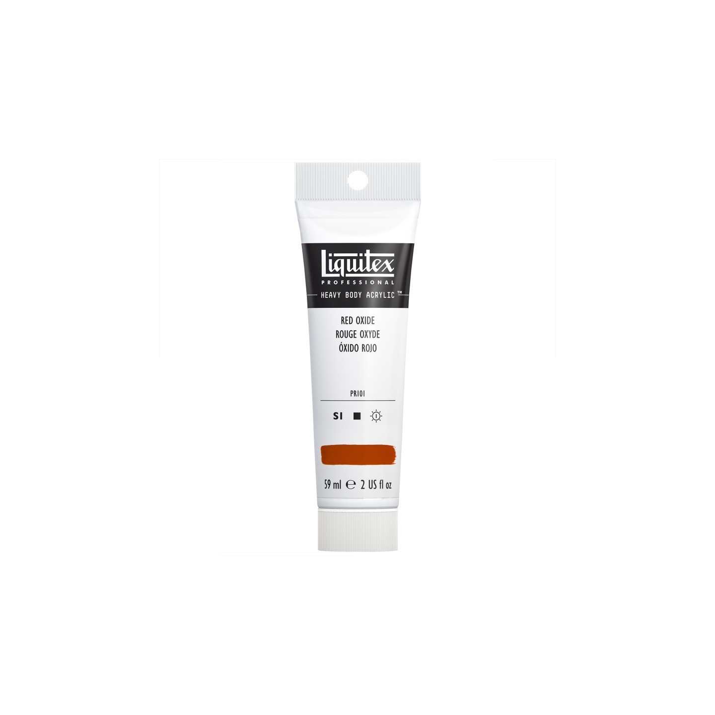 Liquitex Professional Heavy Body Acrylic Paint, 59 mL Tube, Red Oxide