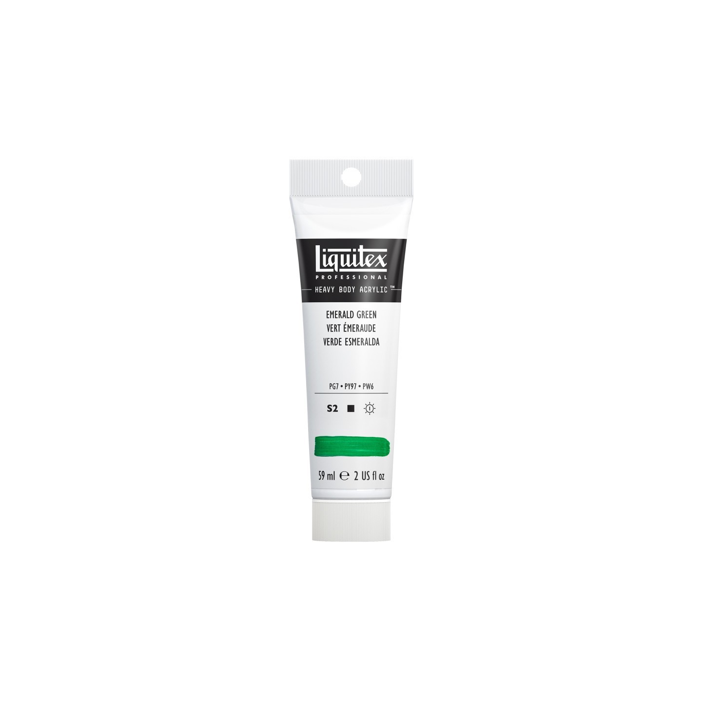 Liquitex Professional Heavy Body Acrylic Paint, 59 mL Tube, Emerald Green