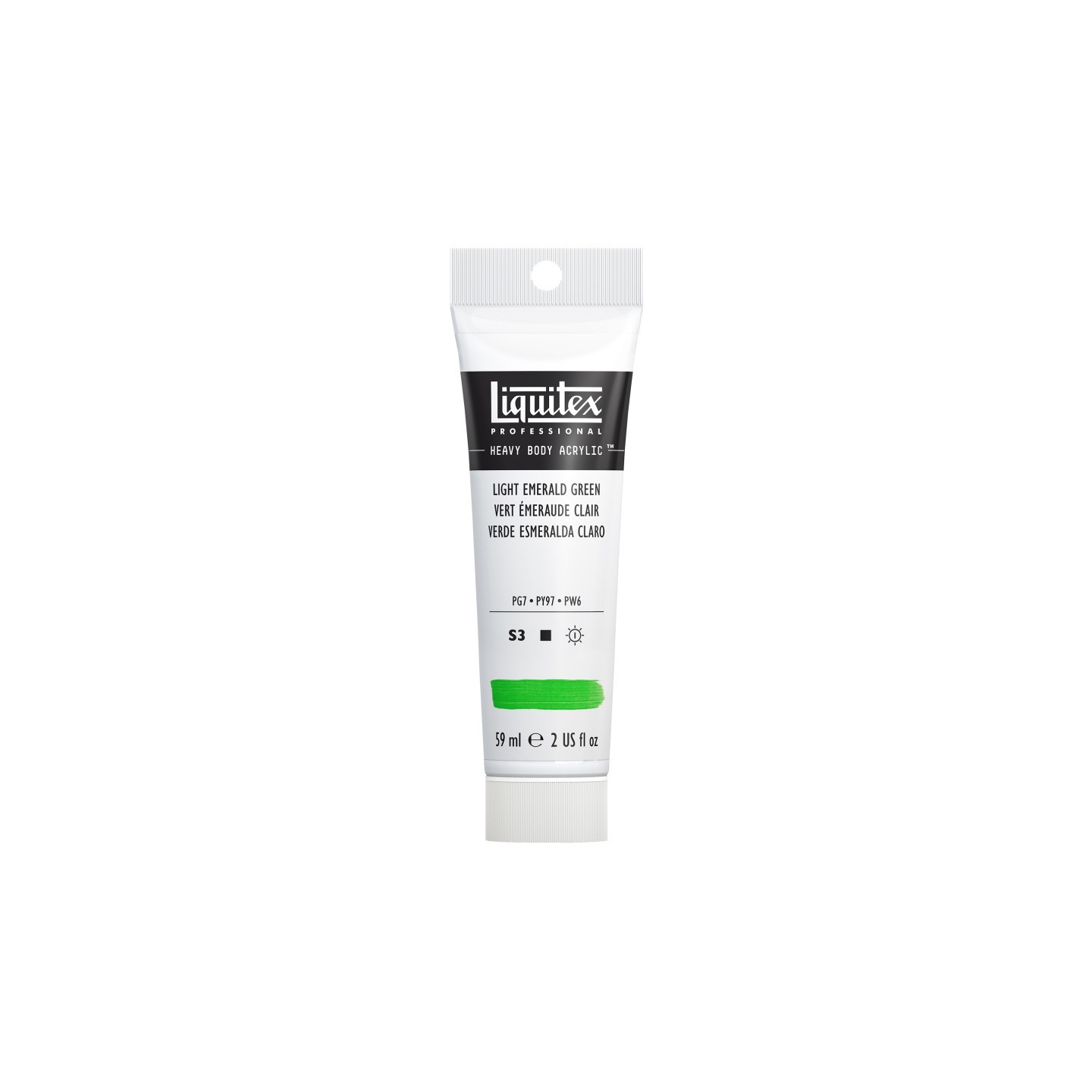 Liquitex Professional Heavy Body Acrylic Paint, 59 mL Tube, Light Emerald Green