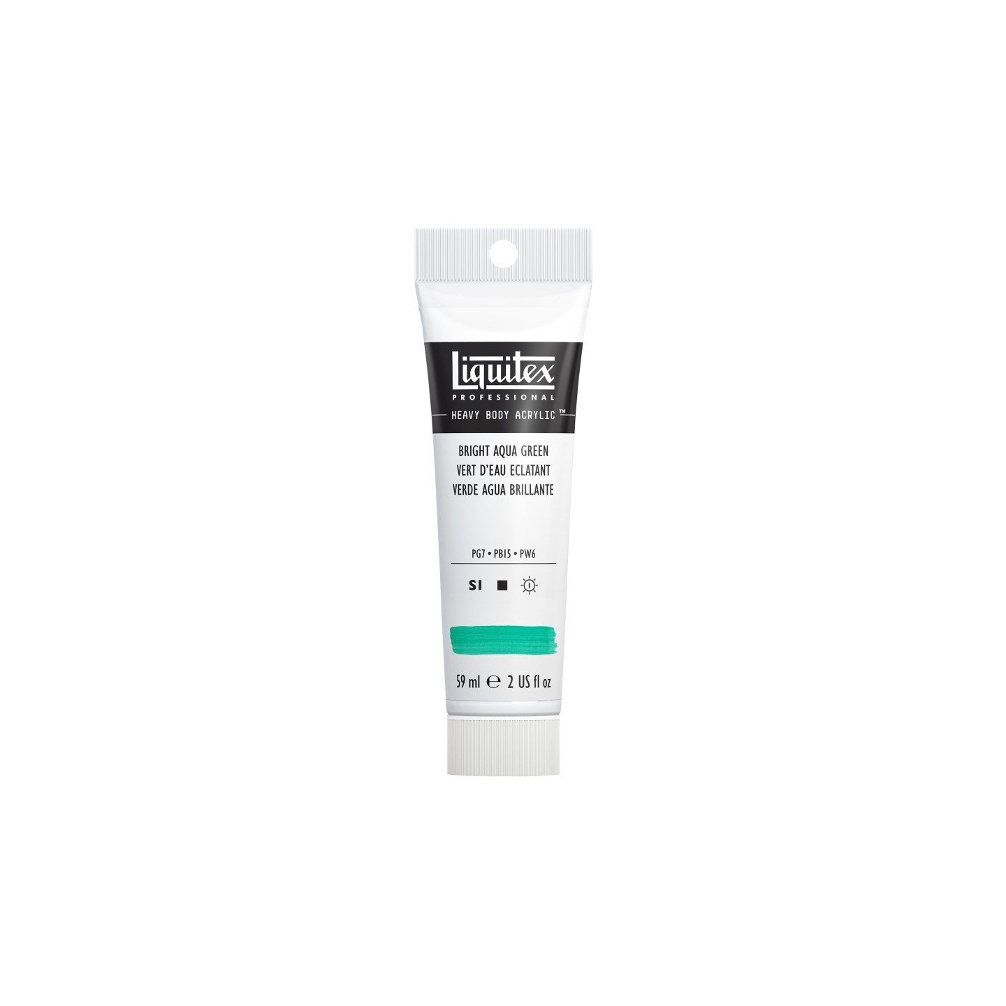 Liquitex Professional Heavy Body Acrylic Paint, 59 mL Tube, Bright Aqua Green