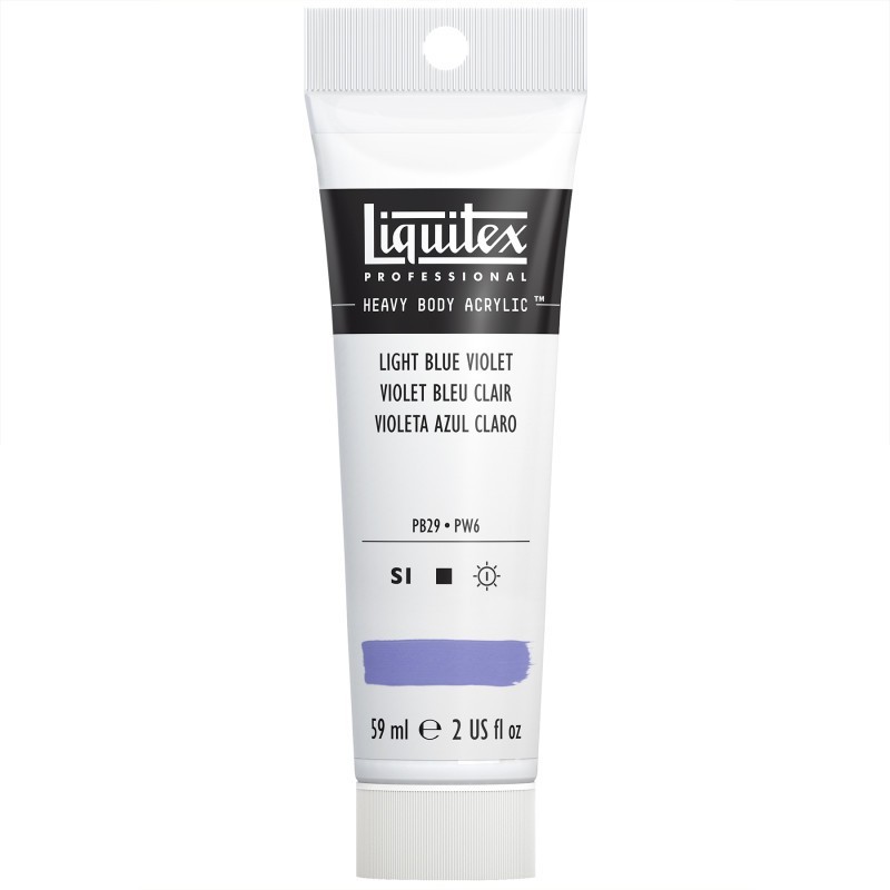 Liquitex Professional Heavy Body Acrylic Paint, 59 mL Tube, Light Blue Violet