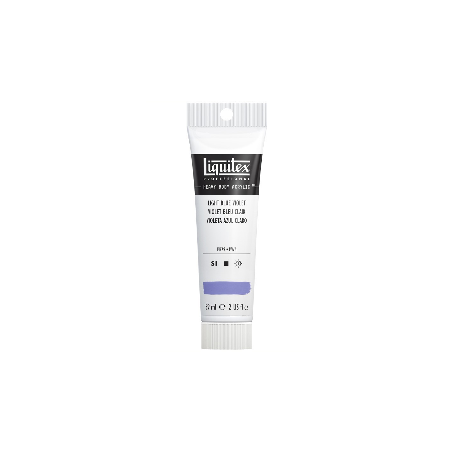 Liquitex Professional Heavy Body Acrylic Paint, 59 mL Tube, Light Blue Violet
