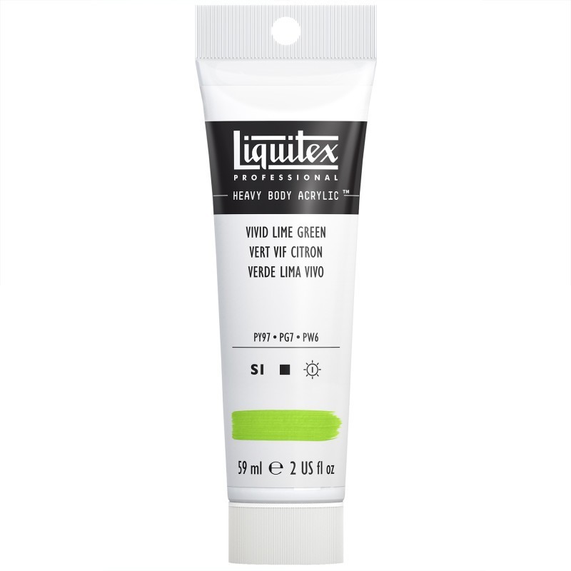 Liquitex Professional Heavy Body Acrylic Paint, 59 mL Tube, Vivid Lime Green