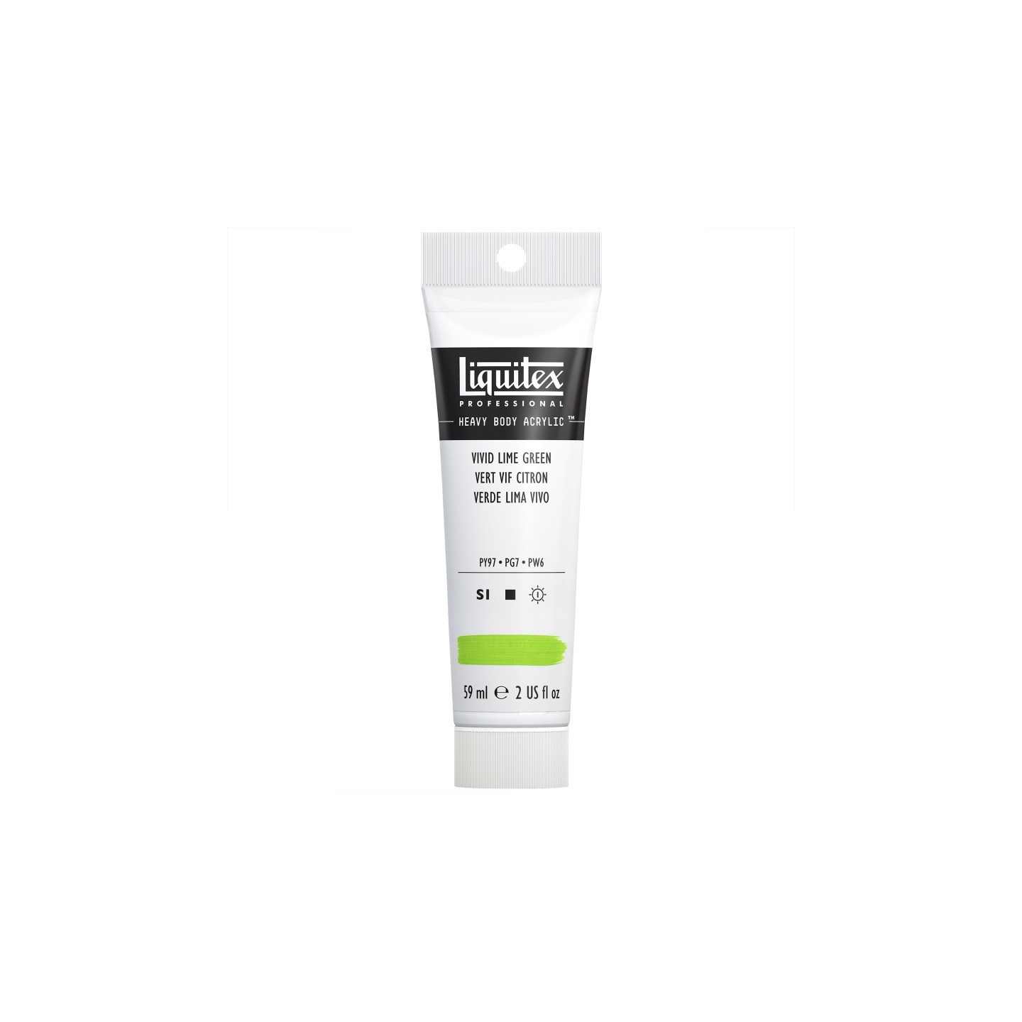Liquitex Professional Heavy Body Acrylic Paint, 59 mL Tube, Vivid Lime Green