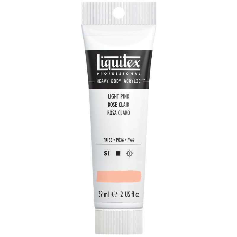 Liquitex Professional Heavy Body Acrylic Paint, 59 mL Tube, Light Pink