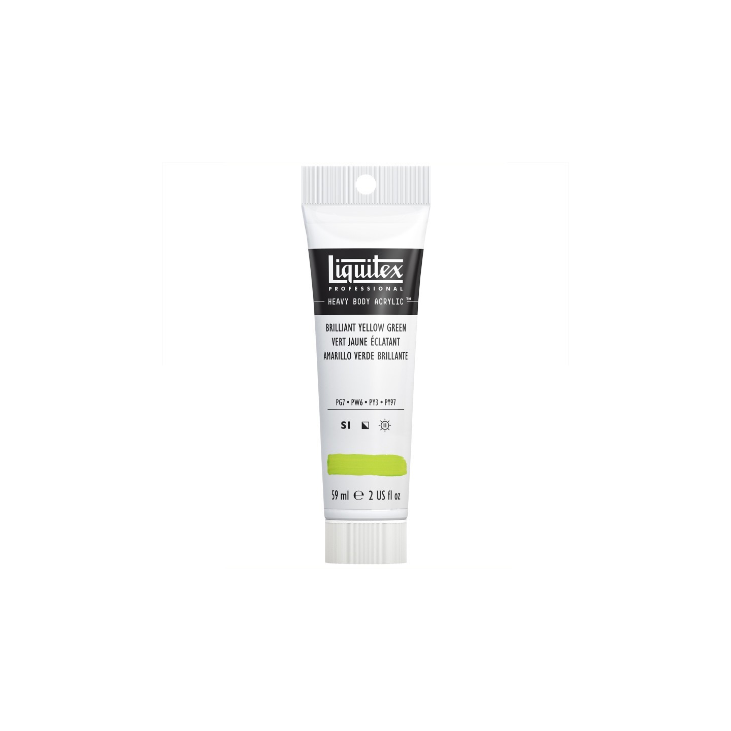 Liquitex Professional Heavy Body Acrylic Paint, 59 mL Tube, Brilliant Yellow Green