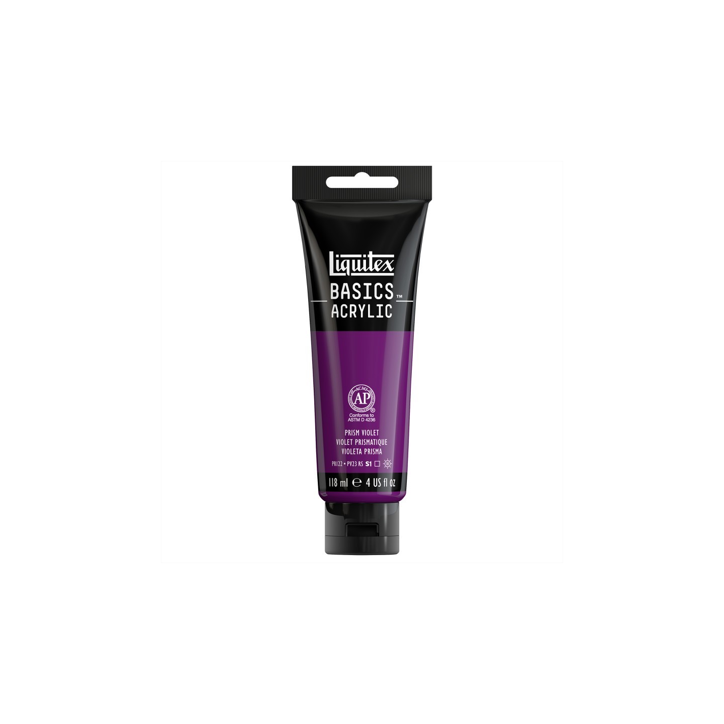 Liquitex BASICS Acrylic Paint, 118 mL Tube, Prism Violet