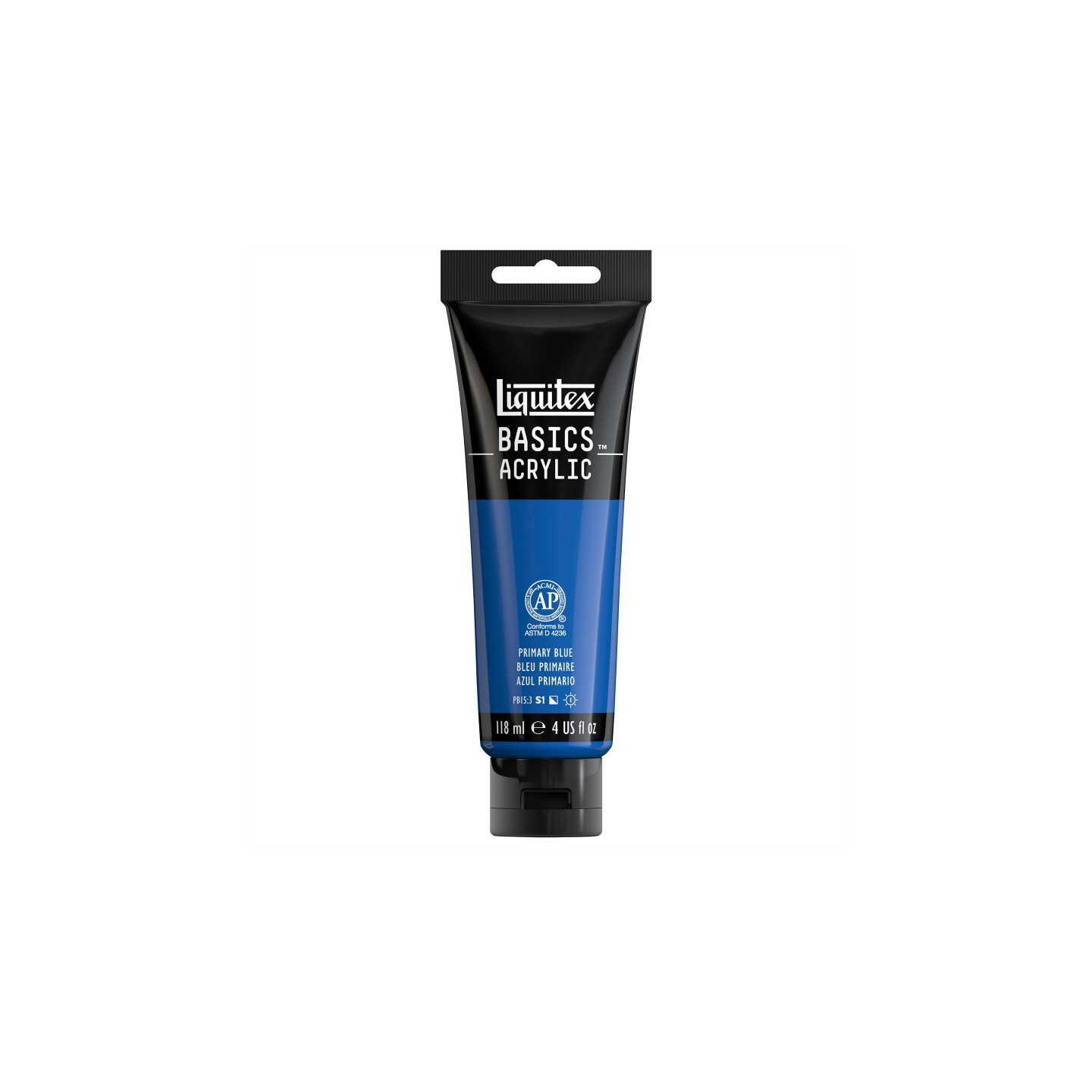 Liquitex BASICS Acrylic Paint, 118 mL Tube, Primary Blue