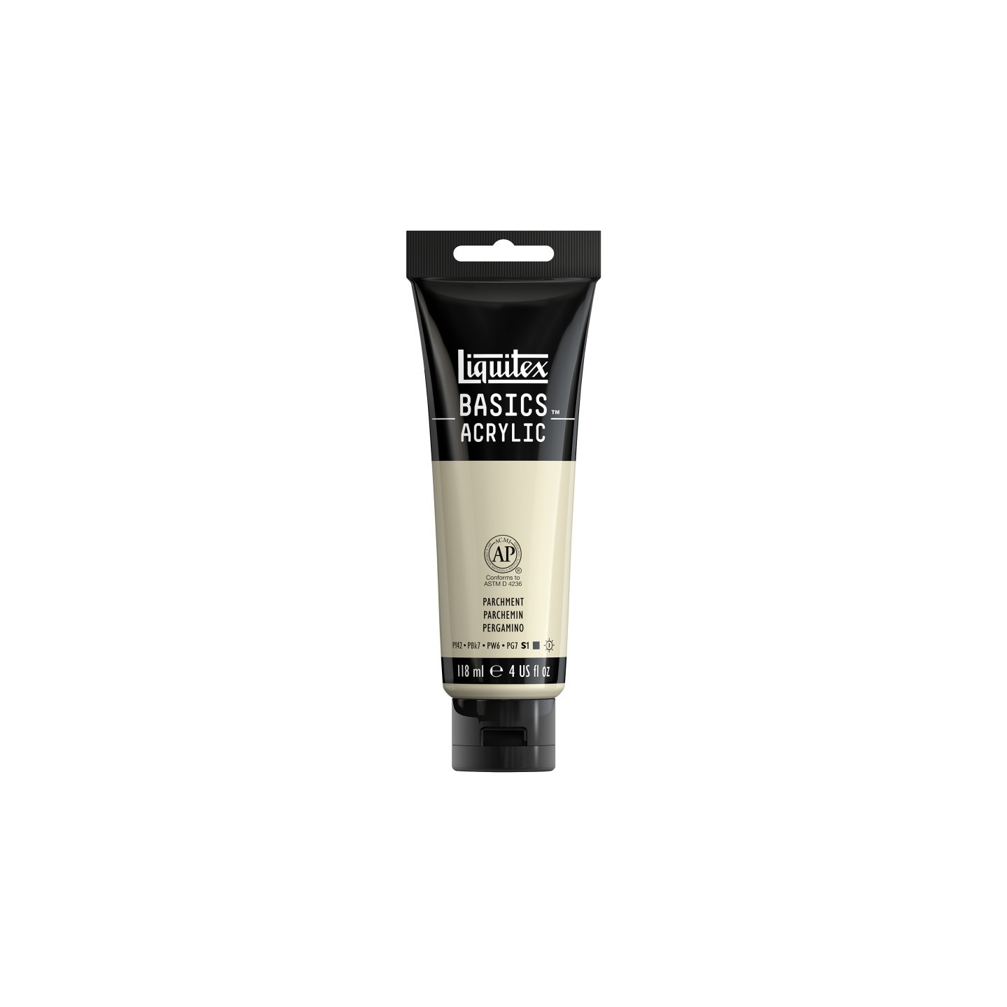 Liquitex BASICS Acrylic Paint, 118 mL Tube, Parchment