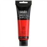 Liquitex BASICS Acrylic Paint, 118 mL Tube, Fluorescent Red
