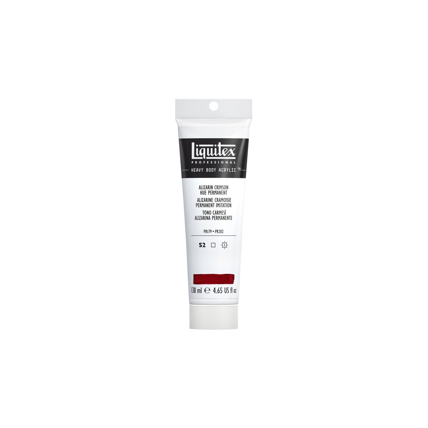 Liquitex Professional Heavy Body Acrylic Paint, 138 mL Tube, Alizarin Crimson Hue Permanent