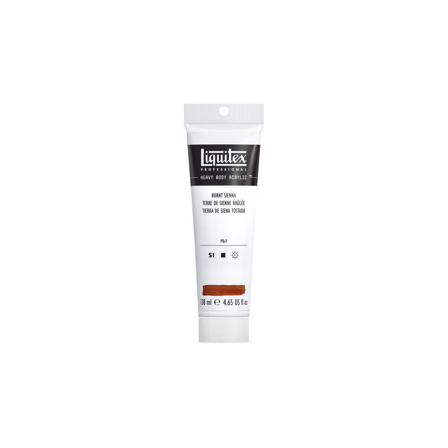 Liquitex Professional Heavy Body Acrylic Paint, 138 mL Tube, Burnt Sienna