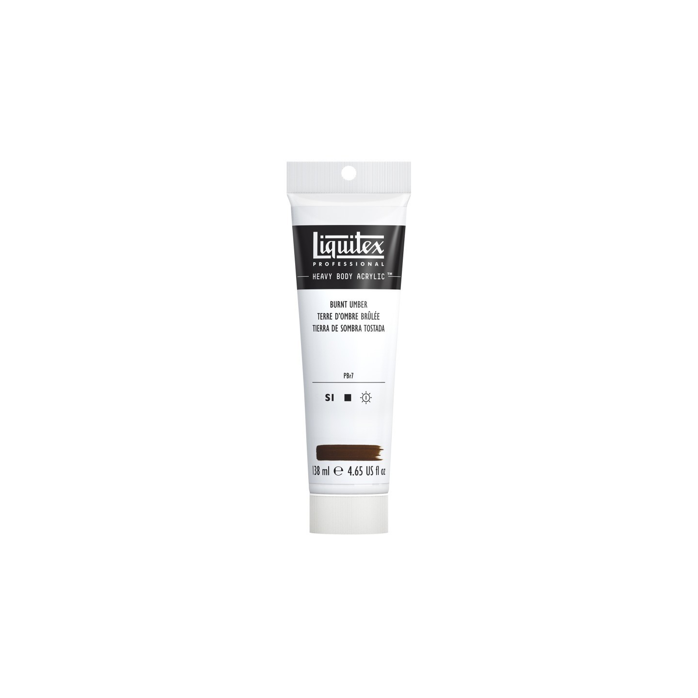 Liquitex Professional Heavy Body Acrylic Paint, 138 mL Tube, Burnt Umber