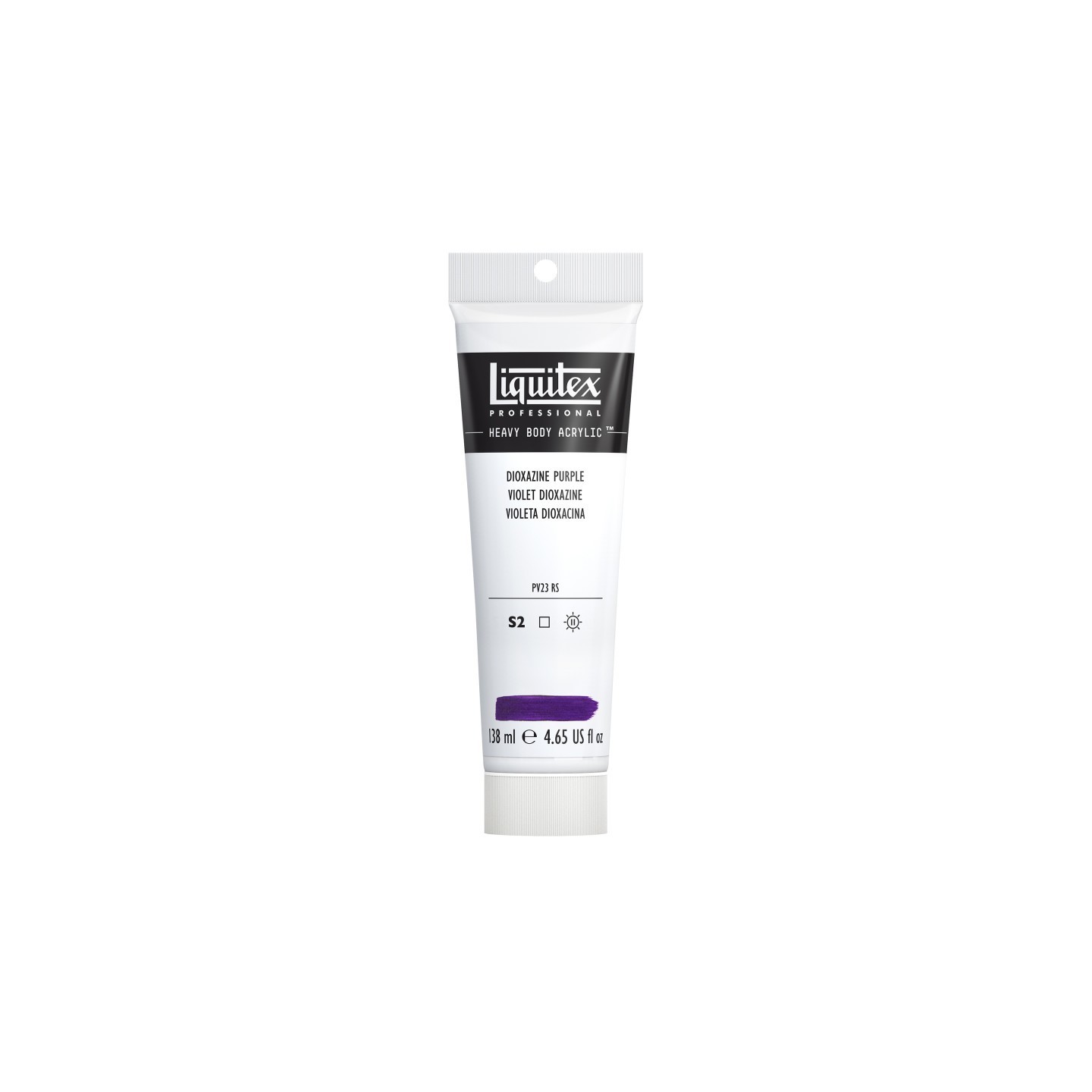 Liquitex Professional Heavy Body Acrylic Paint, 138 mL Tube, Dioxazine Purple